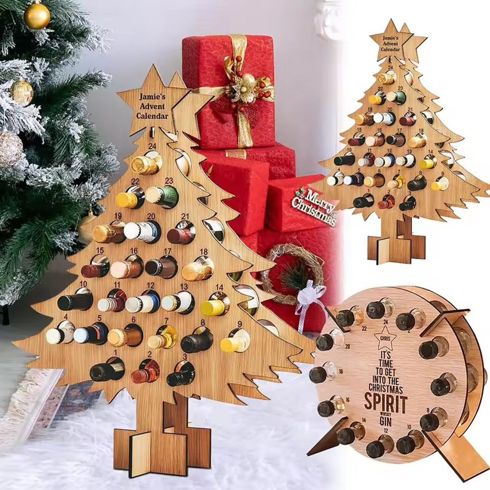 Wine Beer Rack - Porta Botellas de Vino de Madera