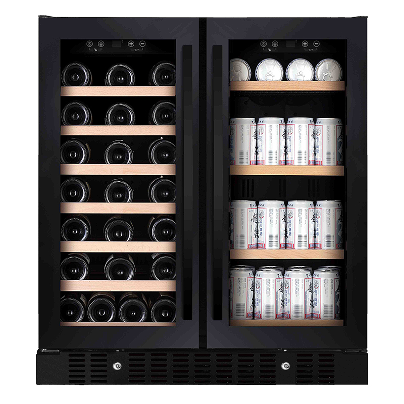 Beer Wine Zone - Refrigerador de bebidas con puerta de