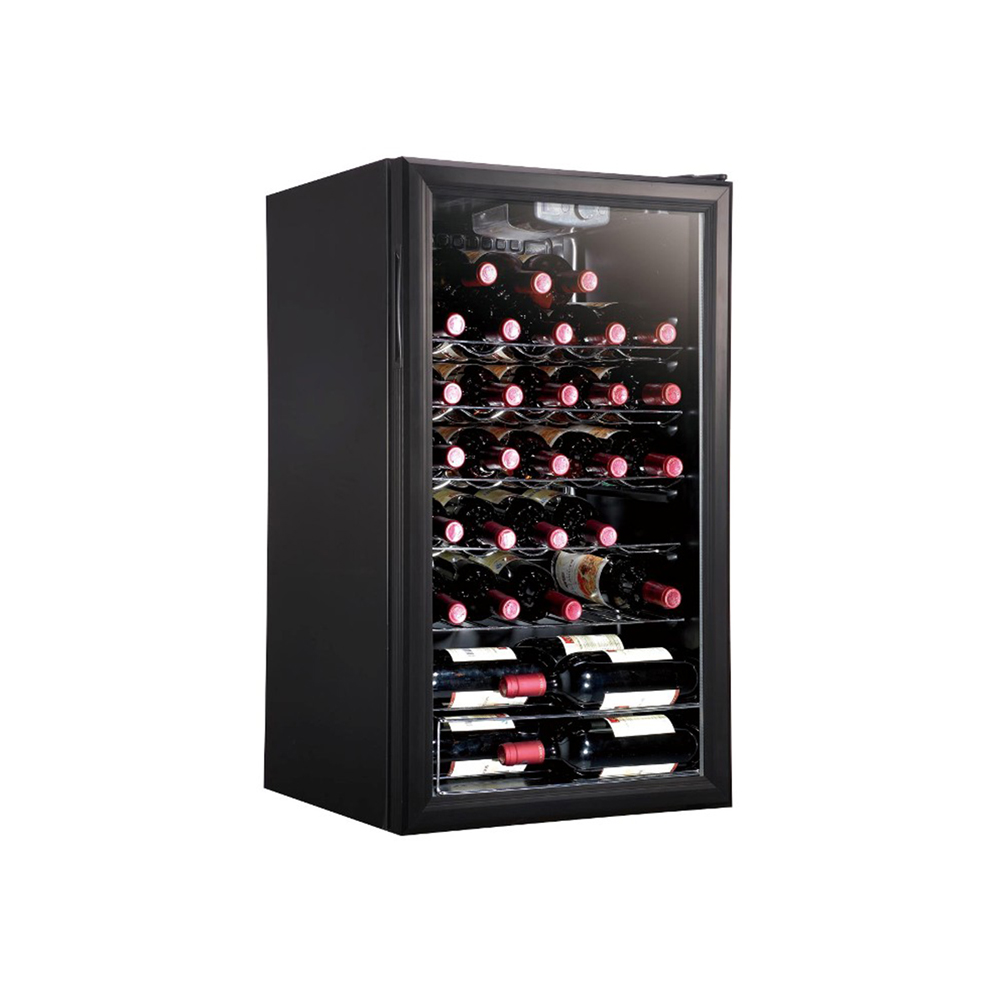 Beer Wine Zone - Refrigerador de vino eléctrico de 98L,