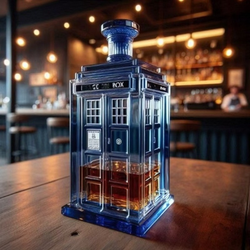 Wine Vodka Beer - Decantador Creativo con Diseño de Cabina