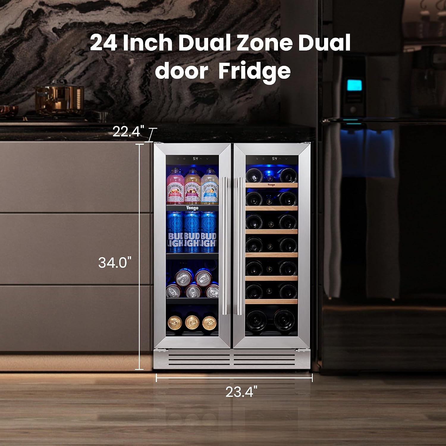 Refrigerador para Vino y Bebid - Beer Wine Zone reseña y precio