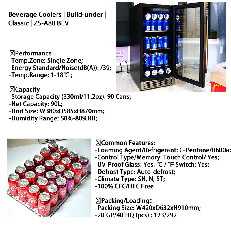 Refrigerador de bebidas pequeñ - Beer Wine Zone reseña y precio