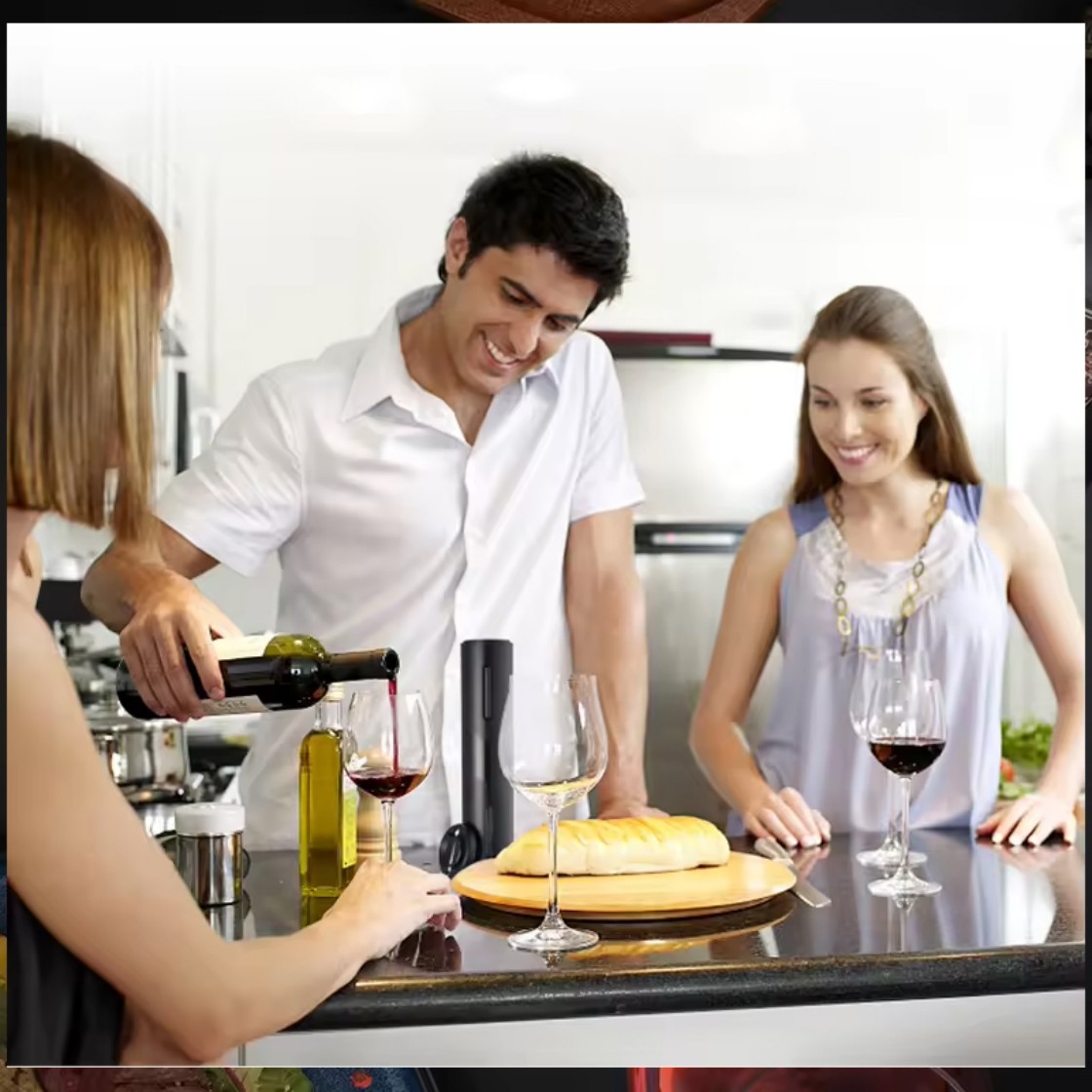Abridor de botellas de vino el - Wine Opener Electric reseña y precio