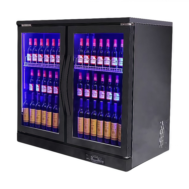 Mini congelador de exhibición  - Beer Wine Zone reseña y precio