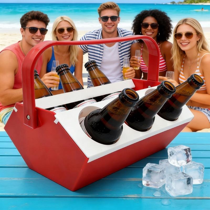 Contenedor bebidas 6 orificios - Beer Wine Zone reseña y precio