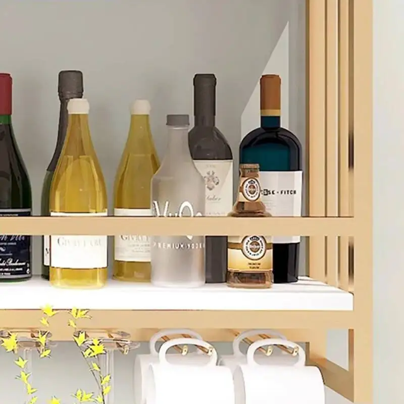 Gabinete de Metal para bodega, - Wine Beer Rack reseña y precio