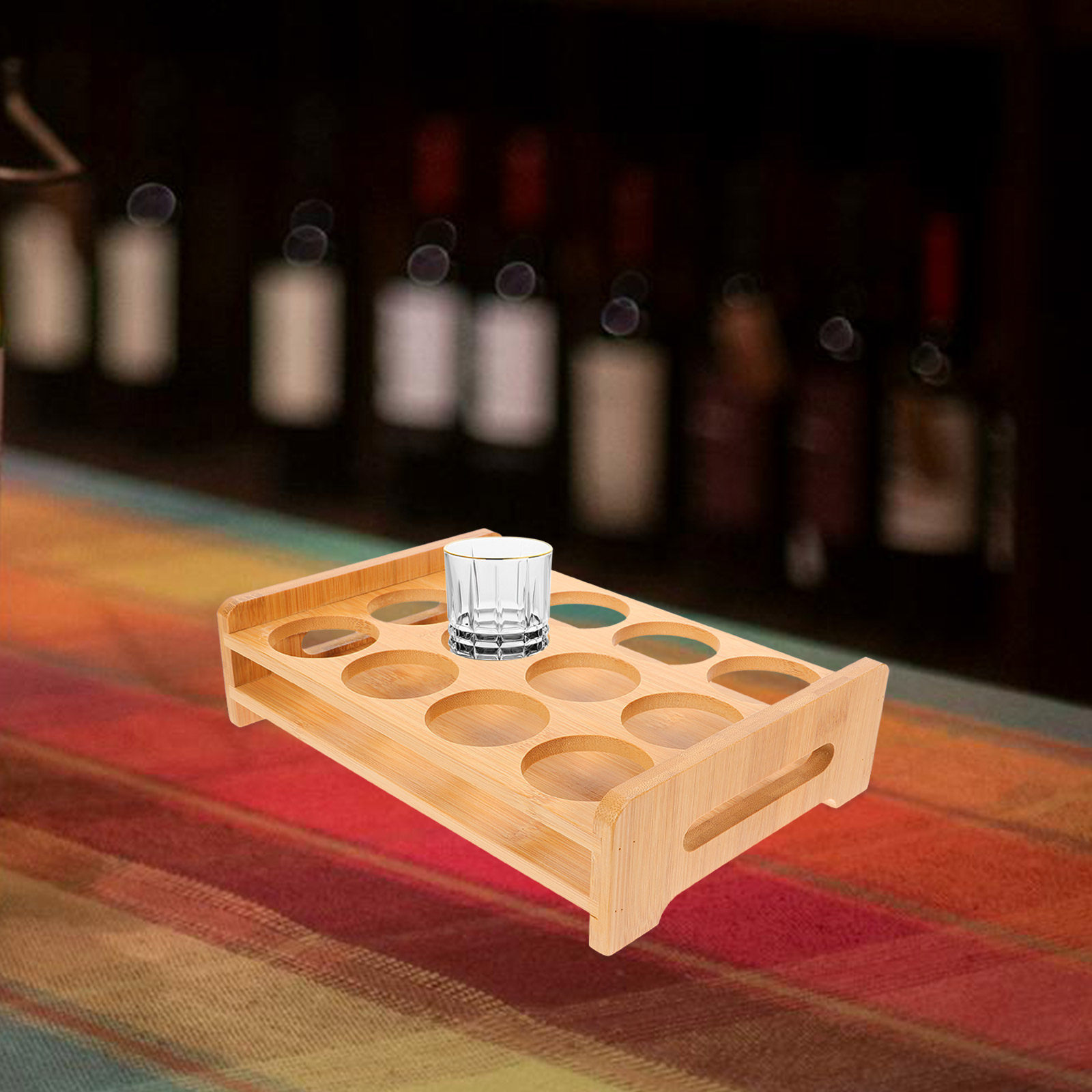 Soporte de Bambú para Vasos de - Wine Beer Rack reseña y precio