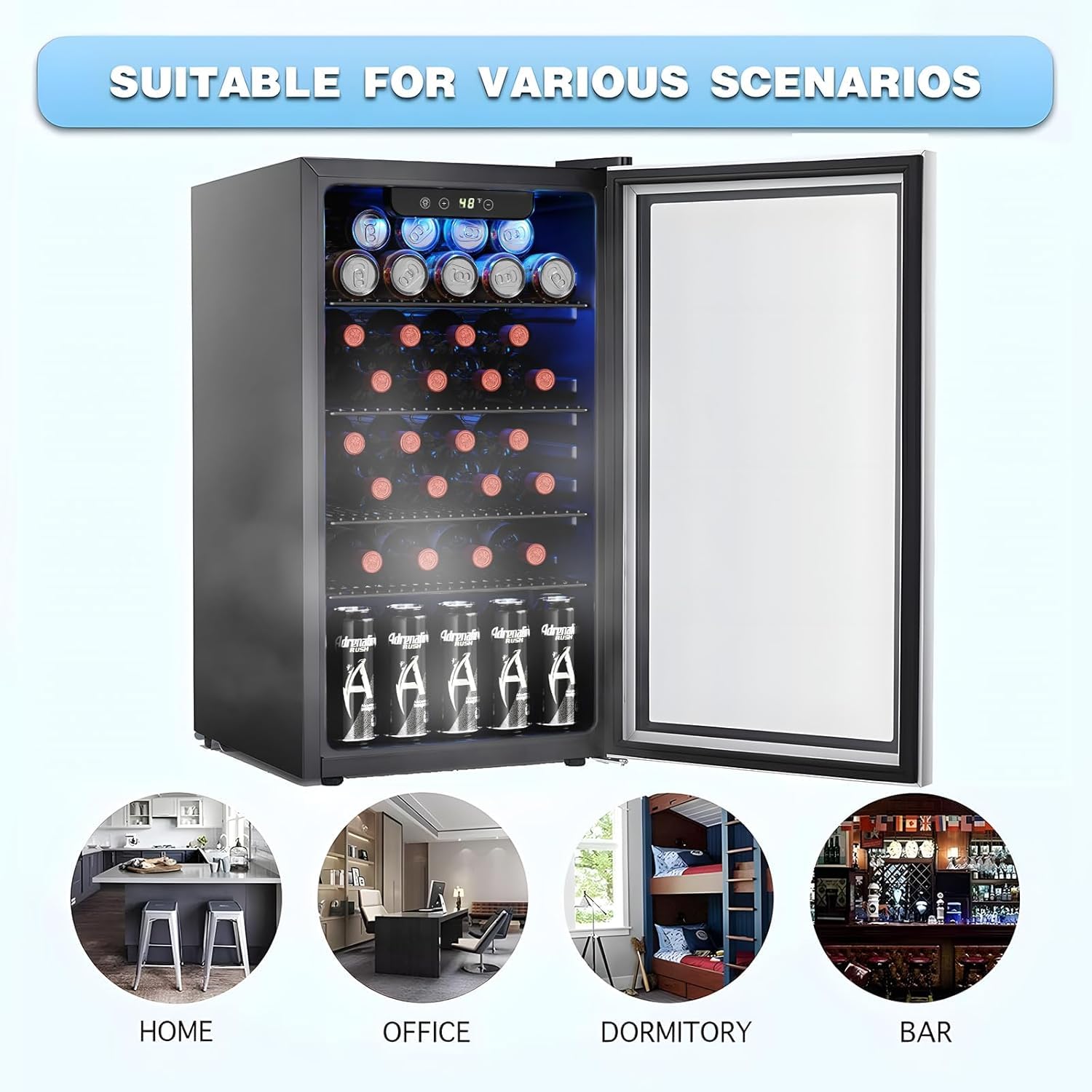 Enfriador de Vino/Refrigerador - Wine Beer Refrigerator reseña y precio