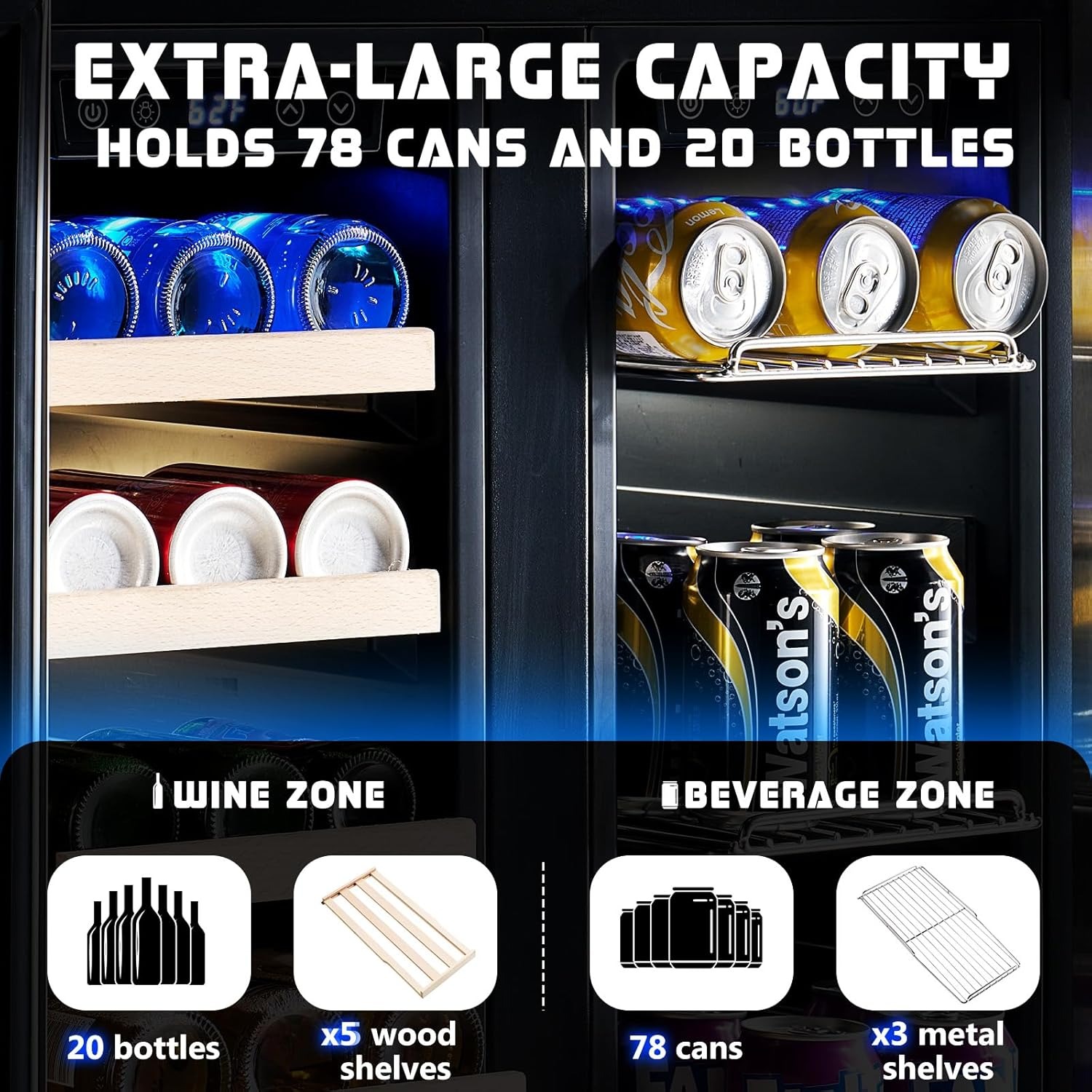 Enfriador de Bebidas de Doble  - Beer Wine Zone reseña y precio