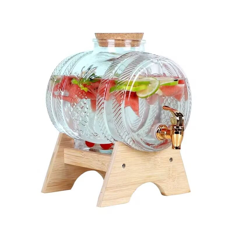 Barril de whisky de vidrio de  - Wine To Beer Alcohol reseña y precio