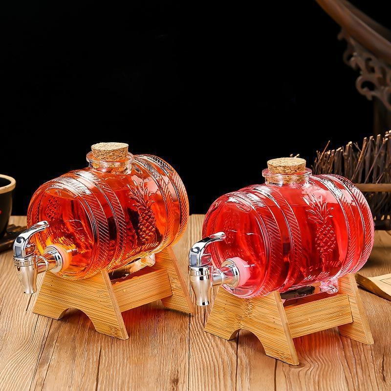 Barril de whisky de vidrio de  - Wine To Beer Alcohol reseña y precio
