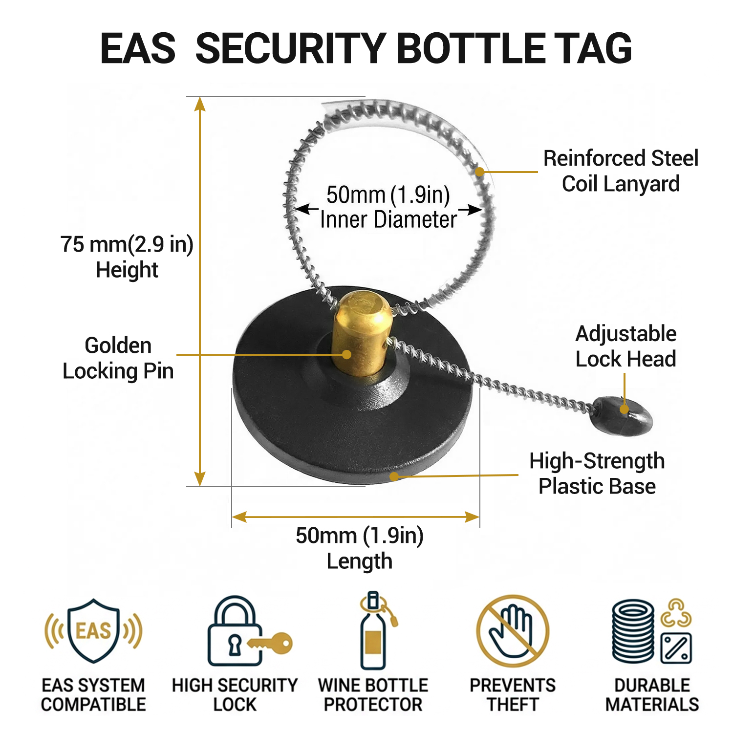 50 Etiquetas de Seguridad para - Wine Beer Liquor Store reseña y precio