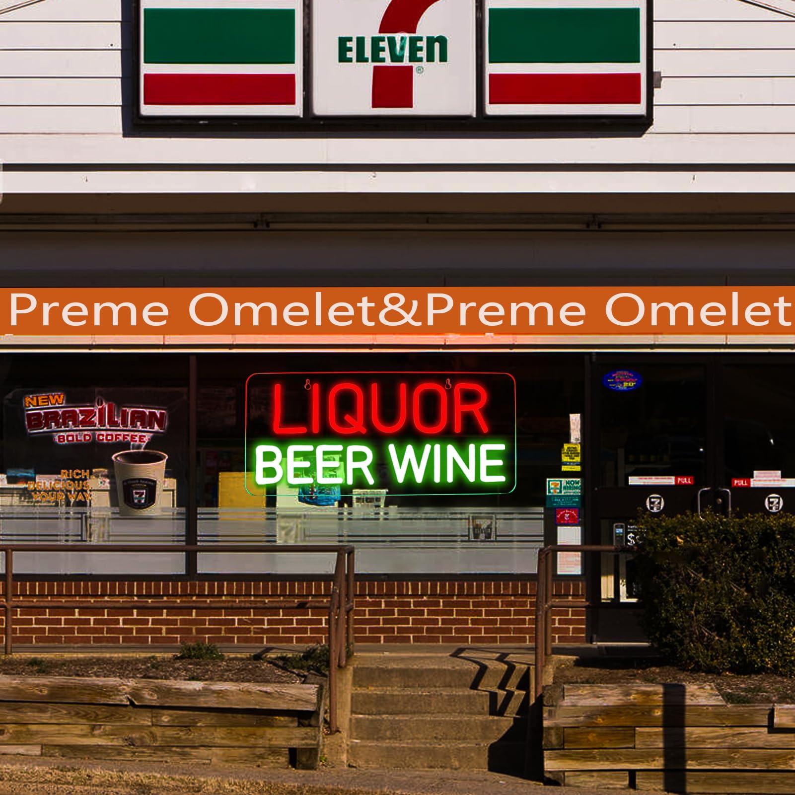 Letreros de Neón de Licor, Cer - Wine Beer Liquor Store reseña y precio