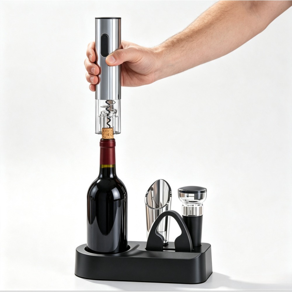 Sacacorchos Eléctrico Recargab - Wine Opener Electric reseña y precio