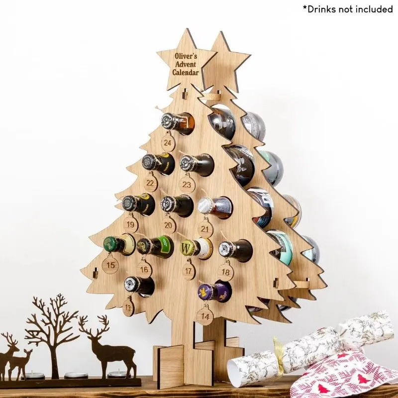 Estante de vino de madera para - Wine Beer Rack reseña y precio